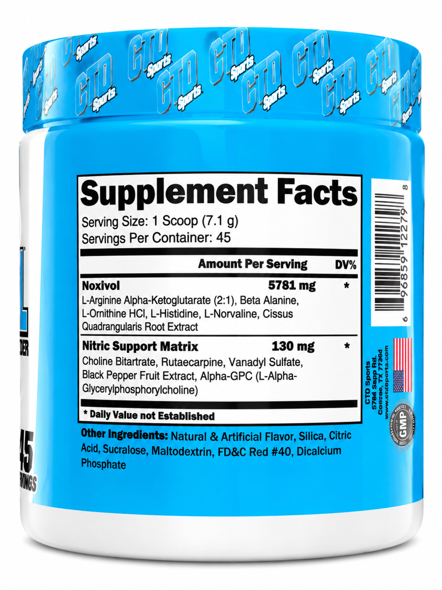 Noxivol Nitric Oxide Support Powder | 45 Servings