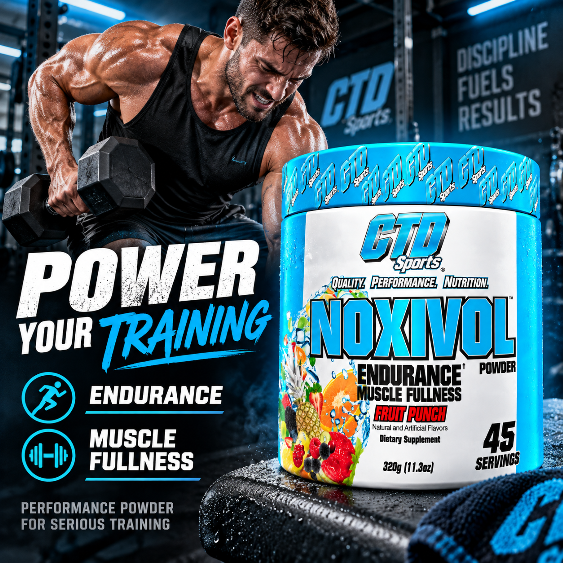 Noxivol Nitric Oxide Support Powder | 45 Servings