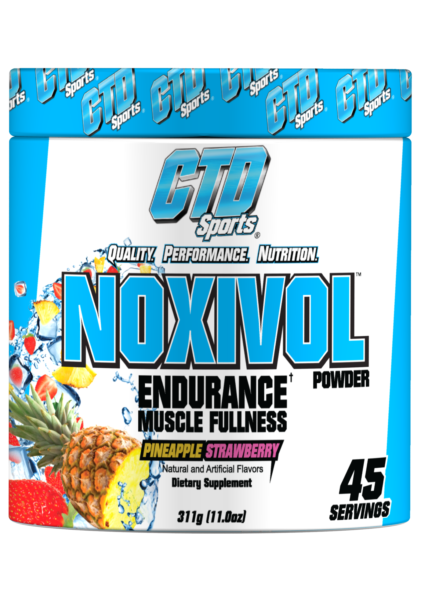 CTD Sports Noxivol Pineapple Strawberry Powder